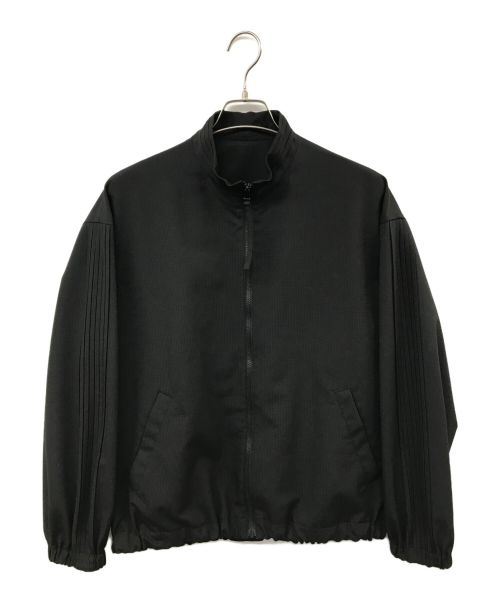 IM MEN（アイム メン）IM MEN (アイム メン) AKIHA PLEATS ジップアップジャケット ブラック サイズ:2の古着・服飾アイテム