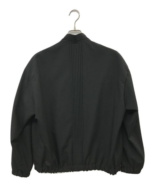 IM MEN（アイム メン）IM MEN (アイム メン) AKIHA PLEATS ジップアップジャケット ブラック サイズ:2の古着・服飾アイテム