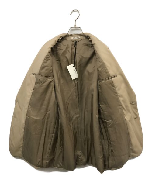 AURALEE（オーラリー）AURALEE (オーラリー) 22AW SUPER FINE TROPICAL WOOL PADDED JACKET ベージュ サイズ:4の古着・服飾アイテム