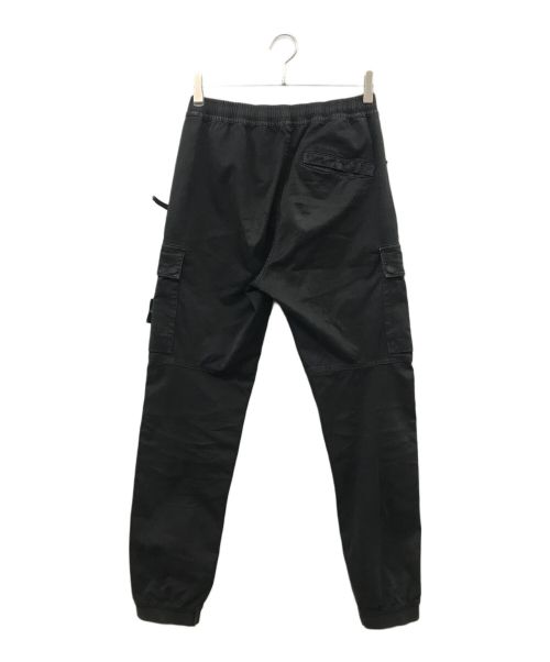 STONE ISLAND（ストーンアイランド）STONE ISLAND (ストーンアイランド) Stretch cotton cargo trousers ブラック サイズ:29の古着・服飾アイテム