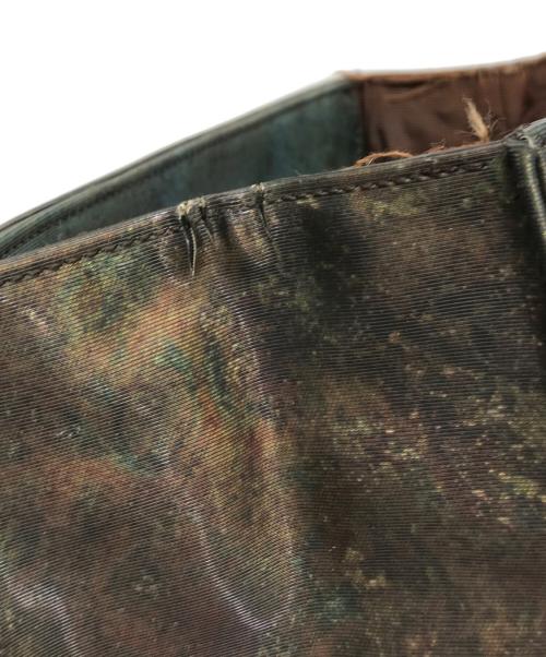 Jean Paul GAULTIER（ジャンポールゴルチェ）Jean Paul GAULTIER (ジャンポールゴルチェ) Vサイバーナップサック ブラウン×グリーンの古着・服飾アイテム