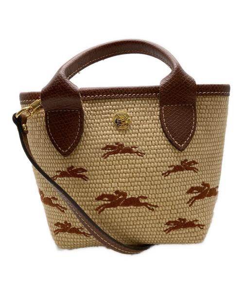 LONGCHAMP（ロンシャン）LONGCHAMP (ロンシャン) PANIER LE PLIAGE XS ベージュの古着・服飾アイテム