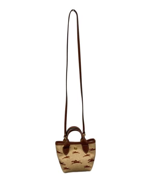 LONGCHAMP（ロンシャン）LONGCHAMP (ロンシャン) PANIER LE PLIAGE XS ベージュの古着・服飾アイテム