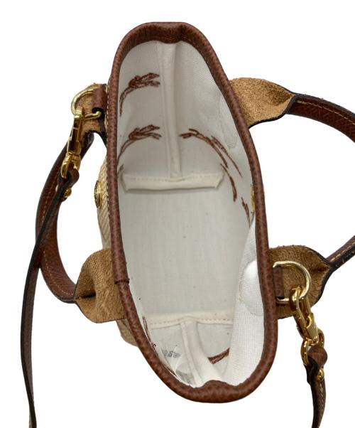 LONGCHAMP（ロンシャン）LONGCHAMP (ロンシャン) PANIER LE PLIAGE XS ベージュの古着・服飾アイテム