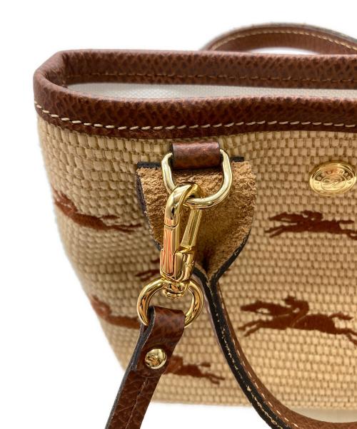 LONGCHAMP（ロンシャン）LONGCHAMP (ロンシャン) PANIER LE PLIAGE XS ベージュの古着・服飾アイテム