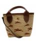 LONGCHAMP（ロンシャン）の古着「PANIER LE PLIAGE XS」｜ベージュ