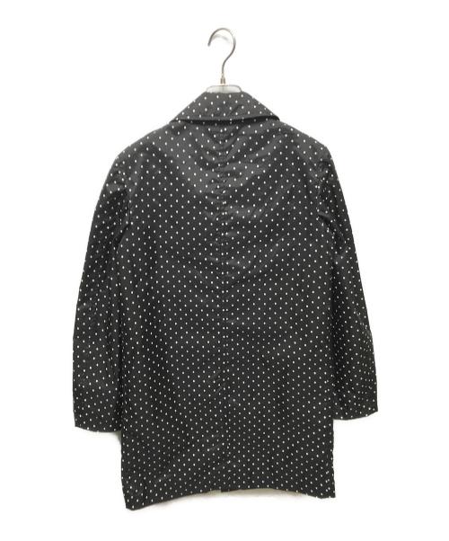 COMME des GARCONS COMME des GARCONS（コムデギャルソン コムデギャルソン）COMME des GARCONS COMME des GARCONS (コムデギャルソン コムデギャルソン) ドットステンカラーコート ブラック サイズ:SSの古着・服飾アイテム