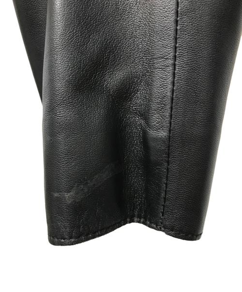 23区（ニジュウサンク）23区 (ニジュウサンク) シープレザーダブルライダースジャケット ブラック サイズ:40の古着・服飾アイテム