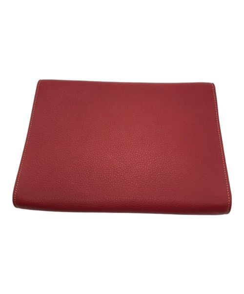 ACATE（アカーテ）ACATE (アカーテ) BREVAフラップクラッチバッグ レッド サイズ:不明の古着・服飾アイテム