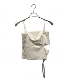 LEINWANDE（ラインヴァンド）の古着「Side Slashed Cami」｜ベージュ