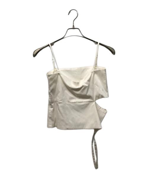 LEINWANDE（ラインヴァンド）LEINWANDE (ラインヴァンド) Side Slashed Cami ベージュ サイズ:Free 未使用品の古着・服飾アイテム