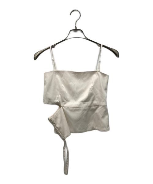 LEINWANDE（ラインヴァンド）LEINWANDE (ラインヴァンド) Side Slashed Cami ベージュ サイズ:Free 未使用品の古着・服飾アイテム