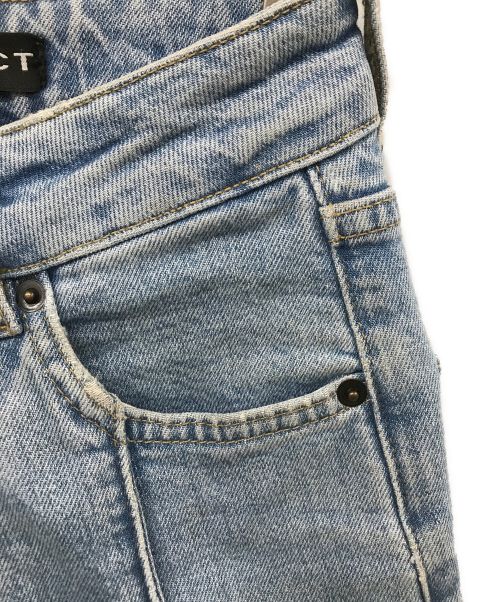 Y. PROJECT（ワイプロジェクト）Y. PROJECT (ワイプロジェクト) TRUMPET SLIM JEANS インディゴ サイズ:36の古着・服飾アイテム