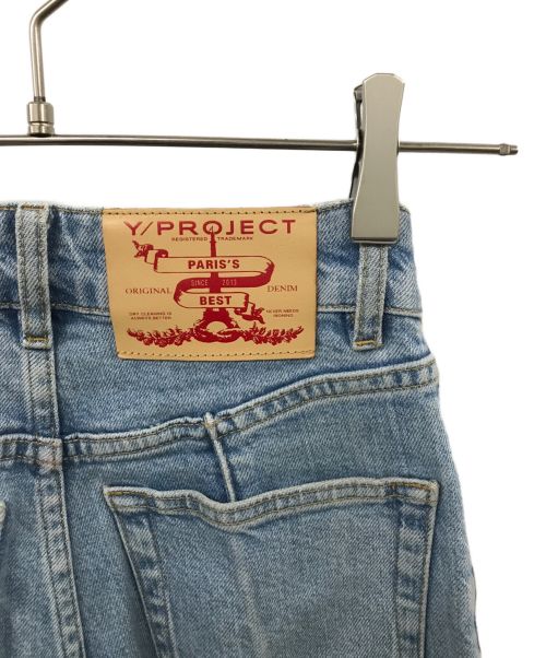 Y. PROJECT（ワイプロジェクト）Y. PROJECT (ワイプロジェクト) TRUMPET SLIM JEANS インディゴ サイズ:36の古着・服飾アイテム