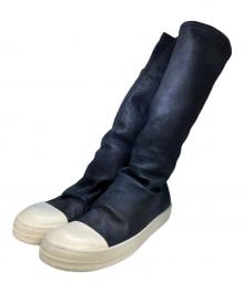 RICK OWENS（リックオウエンス）の古着「sock sneakers」｜ブラック