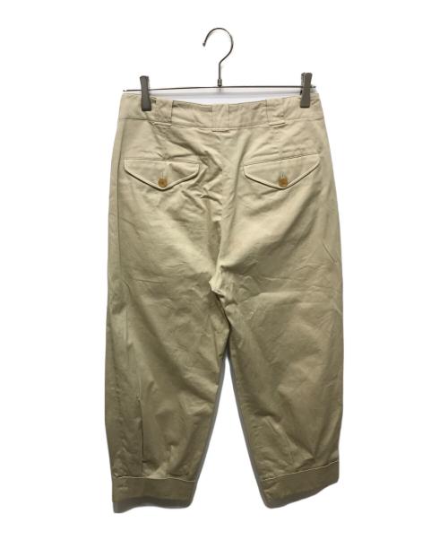 BURBERRY（バーバリー）BURBERRY (バーバリー) チノワイドパンツ ベージュ サイズ:8の古着・服飾アイテム