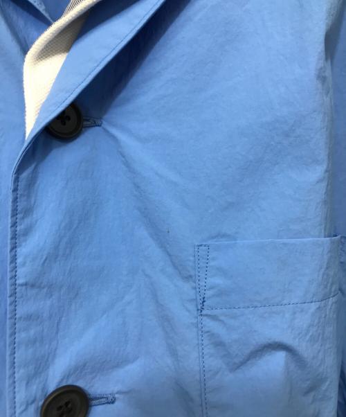 KOLOR（カラー）KOLOR (カラー) ナイロンタフタオープンカラーシャツ ブルー サイズ:2の古着・服飾アイテム