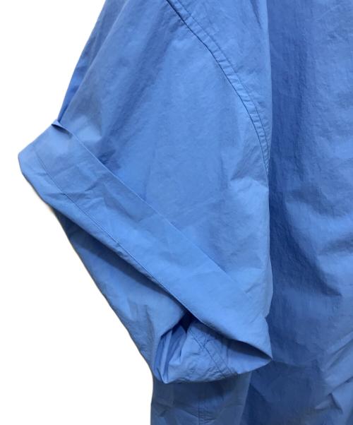 KOLOR（カラー）KOLOR (カラー) ナイロンタフタオープンカラーシャツ ブルー サイズ:2の古着・服飾アイテム