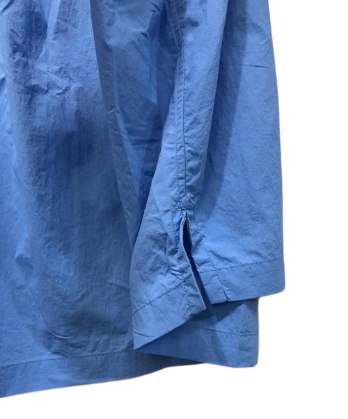 KOLOR（カラー）KOLOR (カラー) ナイロンタフタオープンカラーシャツ ブルー サイズ:2の古着・服飾アイテム