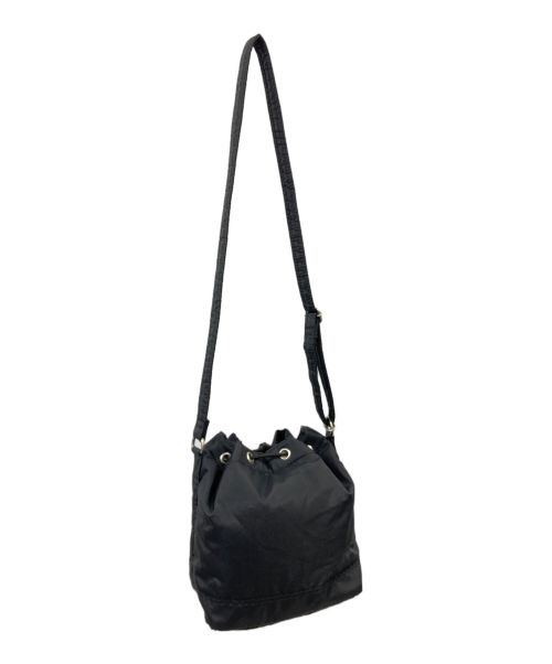 PORTER（ポーター）PORTER (ポーター) COMME des GARCONS (コムデギャルソン) タンカー 巾着ショルダーバッグ ブラックの古着・服飾アイテム