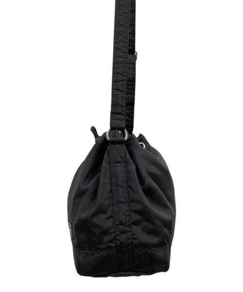 PORTER（ポーター）PORTER (ポーター) COMME des GARCONS (コムデギャルソン) タンカー 巾着ショルダーバッグ ブラックの古着・服飾アイテム