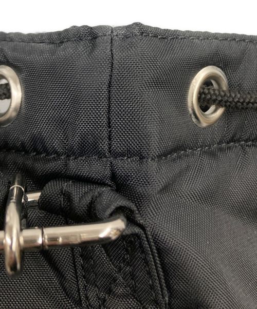 PORTER（ポーター）PORTER (ポーター) COMME des GARCONS (コムデギャルソン) タンカー 巾着ショルダーバッグ ブラックの古着・服飾アイテム