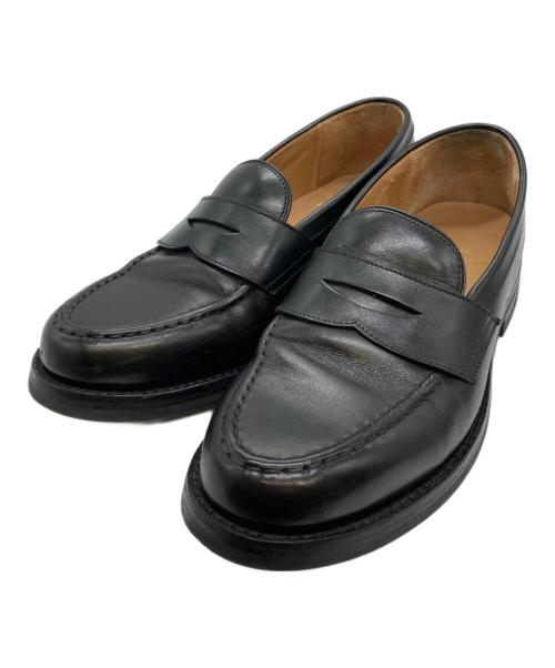 HARROGATE（ハロゲイト）HARROGATE (ハロゲイト) SHOREDITCH ペニーローファー ブラック サイズ:8の古着・服飾アイテム
