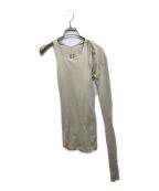 RICK OWENSリックオウエンス）の古着「ジギー バナナ ワンショルダー トップ」｜グレー