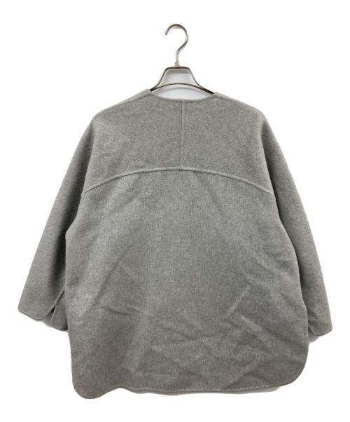 DRAWER（ドゥロワー）DRAWER (ドゥロワー) ケヌキリバーシブルコート グレー サイズ:38の古着・服飾アイテム