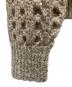 中古・古着 SOFTHYPHEN (ソフトハイフン) SPANGLE CROCHET KNIT CARDIGAN ベージュ サイズ:03：6000円