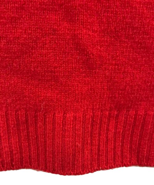 CristaSeya（クリスタセヤ）CristaSeya (クリスタセヤ) ニットベスト レッド サイズ:Mの古着・服飾アイテム