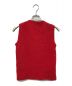 CristaSeya (クリスタセヤ) ニットベスト レッド サイズ:M：15000円