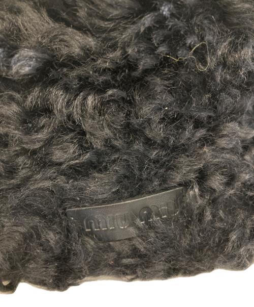 MIU MIU（ミュウミュウ）MIU MIU (ミュウミュウ) バケットハット ブラックの古着・服飾アイテム