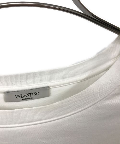 VALENTINO（ヴァレンティノ）VALENTINO (ヴァレンティノ) VLTN TAG Tシャツ ホワイト サイズ:Lの古着・服飾アイテム