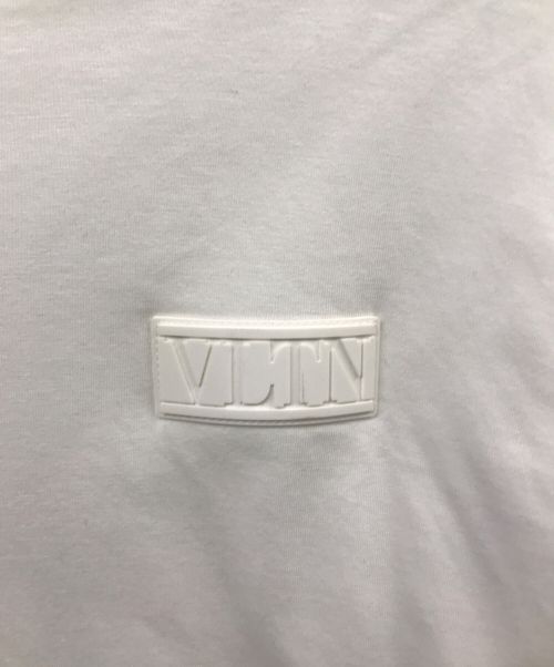 VALENTINO（ヴァレンティノ）VALENTINO (ヴァレンティノ) VLTN TAG Tシャツ ホワイト サイズ:Lの古着・服飾アイテム