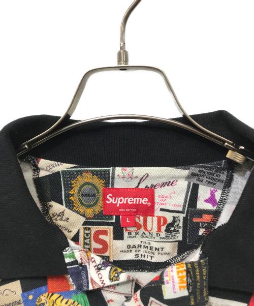 SUPREME（シュプリーム）SUPREME (シュプリーム) Labels Polo ブラック サイズ:Lの古着・服飾アイテム