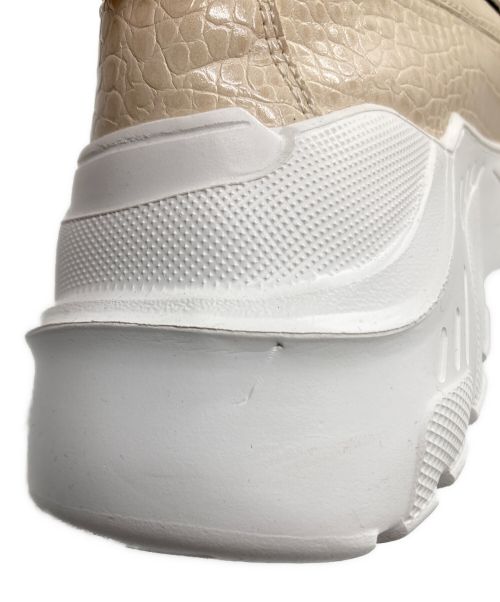 AKIKOAOKI（アキコアオキ）AKIKOAOKI (アキコアオキ) Regulated Gravity crocodile textured pattern ベージュ サイズ:23cmの古着・服飾アイテム