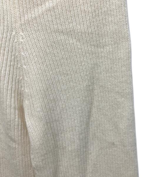 MYLAN（マイラン）MYLAN (マイラン) Cashmere Rib knit Pants アイボリー サイズ:FREEの古着・服飾アイテム