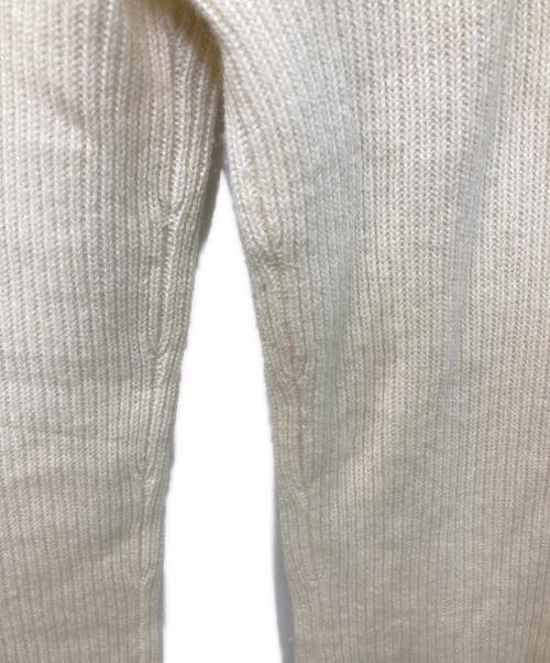 MYLAN（マイラン）MYLAN (マイラン) Cashmere Rib knit Pants アイボリー サイズ:FREEの古着・服飾アイテム