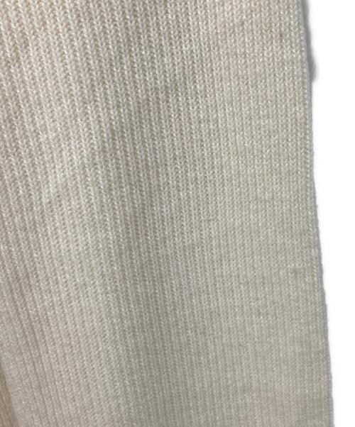 MYLAN（マイラン）MYLAN (マイラン) Cashmere Rib knit Pants アイボリー サイズ:FREEの古着・服飾アイテム