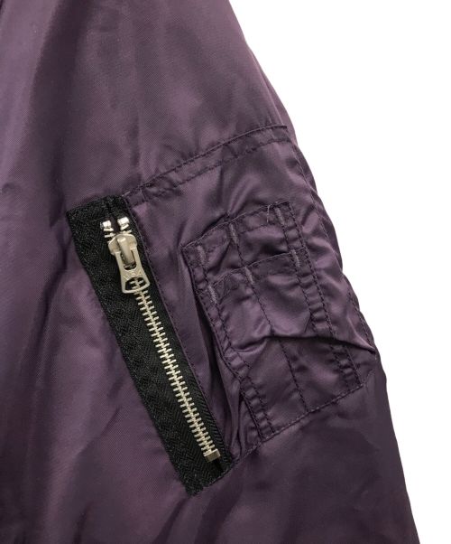 F.M.C.D. LAUNCH（エフエムシーディー）F.M.C.D. LAUNCH (エフエムシーディー) WAKEUPF1LTHY (WAKEUPF1LTHY) BOMBER JACKET ブラック×パープル サイズ:FREEの古着・服飾アイテム