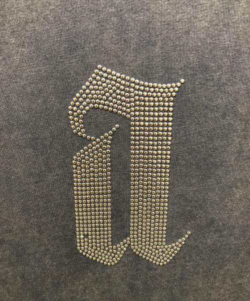 ARNODEFRANCE（アルノデフランス）ARNODEFRANCE (アルノデフランス) A Studs T-Shirt グレー サイズ:Mの古着・服飾アイテム