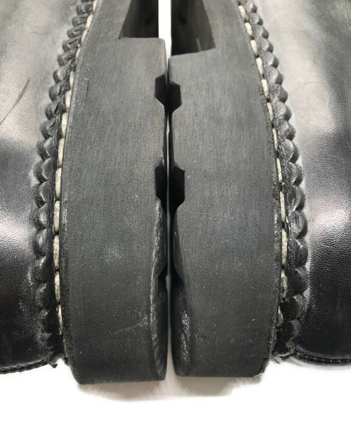 PARABOOT（パラブーツ）PARABOOT (パラブーツ) International Gallery BEAMS (インターナショナルギャラリービームス)) 別注 MILLY BRIDE ミンクファー モンクストラップシューズ ブラック サイズ:R41の古着・服飾アイテム