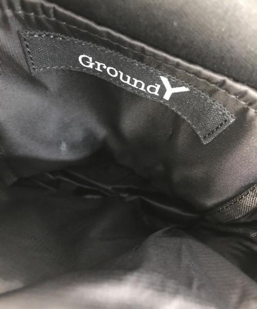 GROUND Y（グラウンドワイ）GROUND Y (グラウンドワイ) SMALL HELMET BAG WITH CLASP ブラックの古着・服飾アイテム