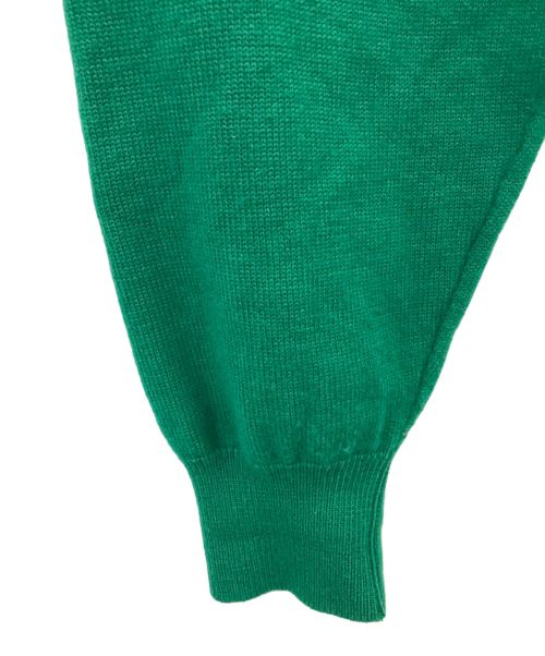 Christian Dior Sports（クリスチャン ディオールスポーツ）Christian Dior Sports (クリスチャン ディオールスポーツ) ロゴ刺繍ニット グリーン サイズ:Mの古着・服飾アイテム