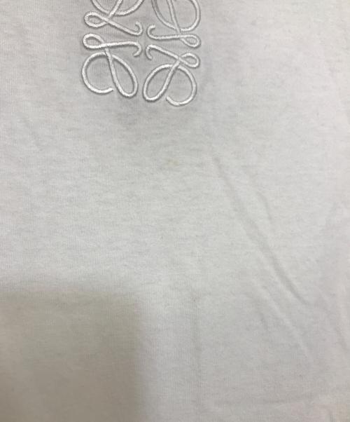 LOEWE（ロエベ）LOEWE (ロエベ) アナグラムコットンTシャツ ホワイト サイズ:XSの古着・服飾アイテム
