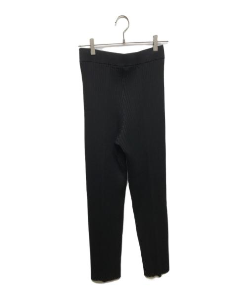 HYKE（ハイク）HYKE (ハイク) リブニットパンツ ブラック サイズ:Mの古着・服飾アイテム