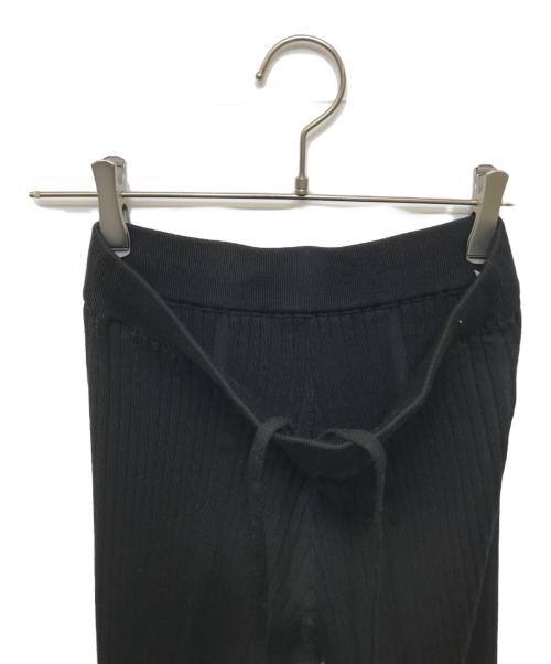 HYKE（ハイク）HYKE (ハイク) リブニットパンツ ブラック サイズ:Mの古着・服飾アイテム