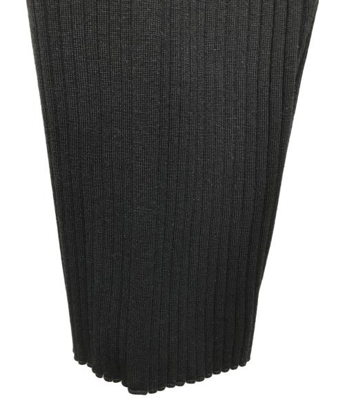 HYKE（ハイク）HYKE (ハイク) リブニットパンツ ブラック サイズ:Mの古着・服飾アイテム