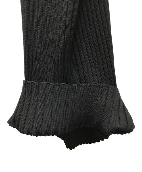 HYKE（ハイク）HYKE (ハイク) リブニットパンツ ブラック サイズ:Mの古着・服飾アイテム